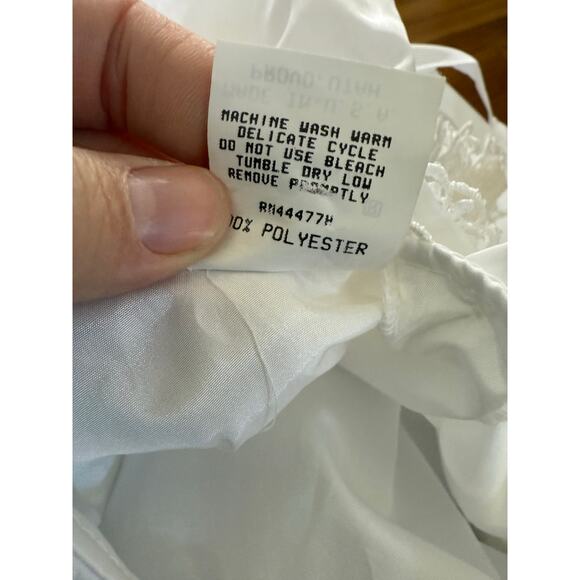 Vintage miniworld white lace girls dress - Picture 3 of 7